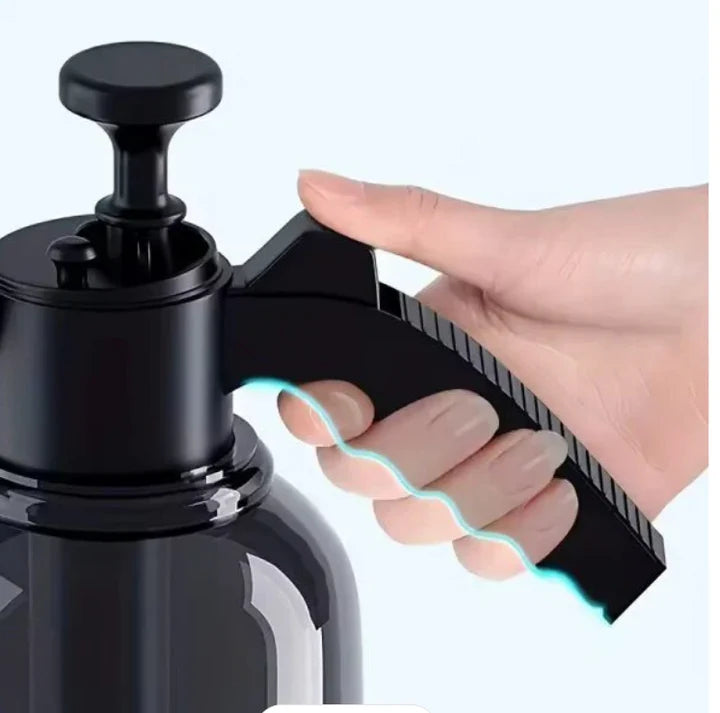 2L Hand Pump Foam Car Wash Sprayer – Air Pressure Cleaning & Gardening Spray Bottle